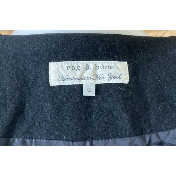 Vintage Rag & Bone Handmade Wool Jacket – Early Runway NY Era, Size 6 - Picture 10 of 12